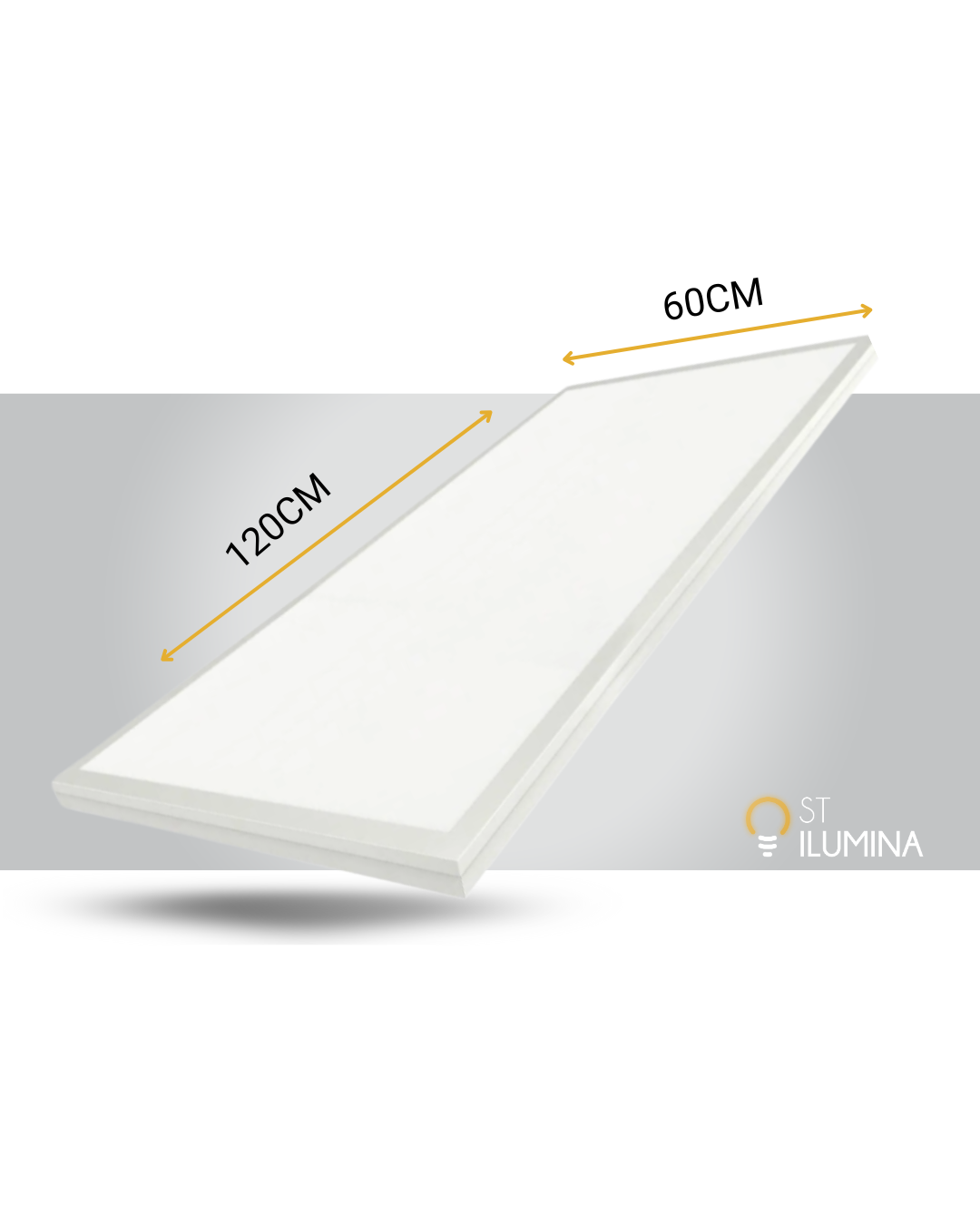 Panel LED 1203X603 Sobrepuesto 70W (Pack 6 unid)