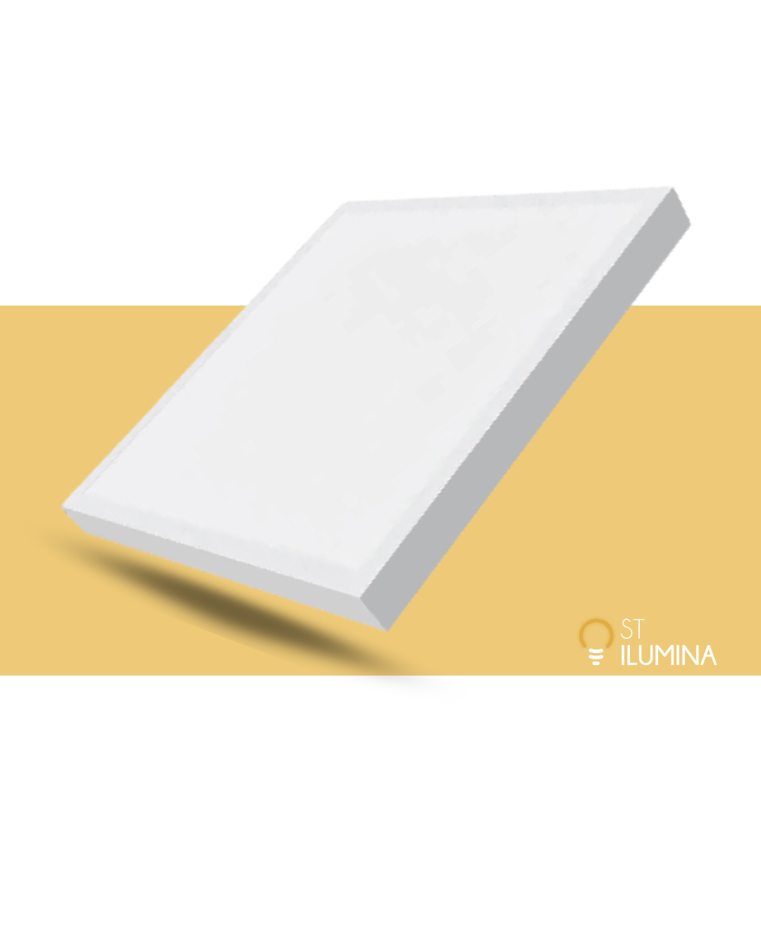 Panel LED 603X603 Sobrepuesto 48W (Pack 8 unid)